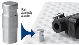Large Patient Peg Board Positioner Post Assembly