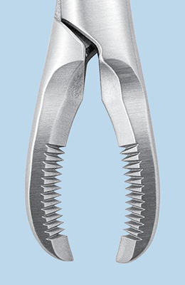 Small Bone Holding Forceps with Long Ratchet