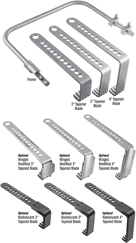 Alvi Small Charnley Style Locking Frame Set