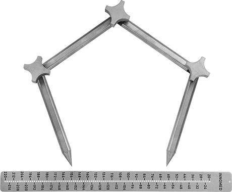Articulated Measuring Device with Ruler