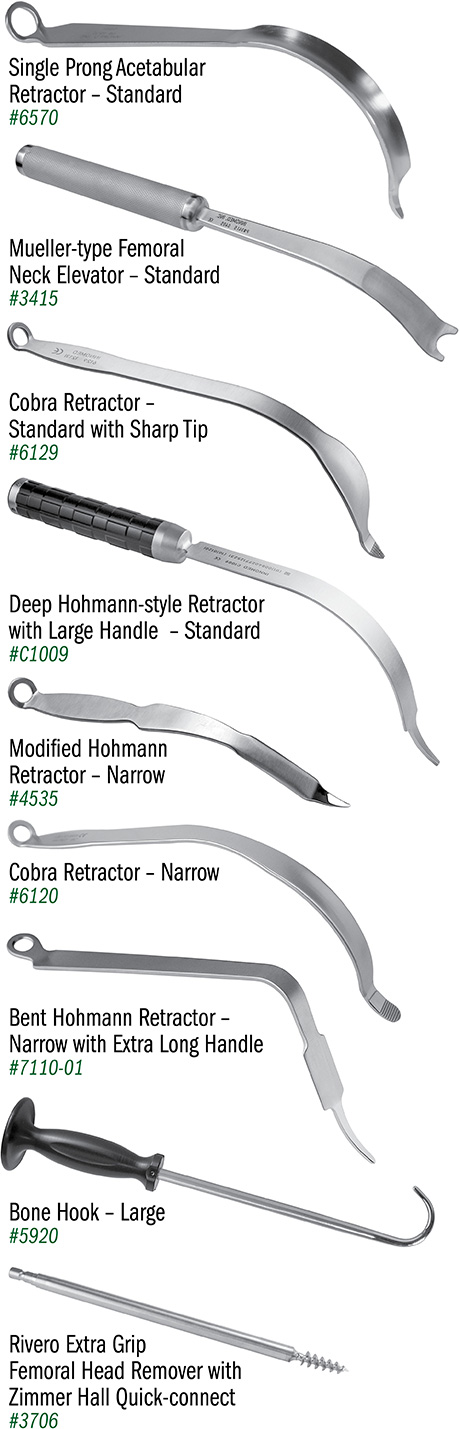 Direct Anterior Approach Retractor Set