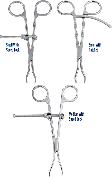 Pointed Fracture Reduction Clamps