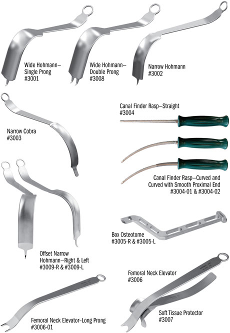 Unger Anterior Total Hip Instruments