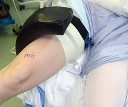 George Arthroscopic Knee Positioner